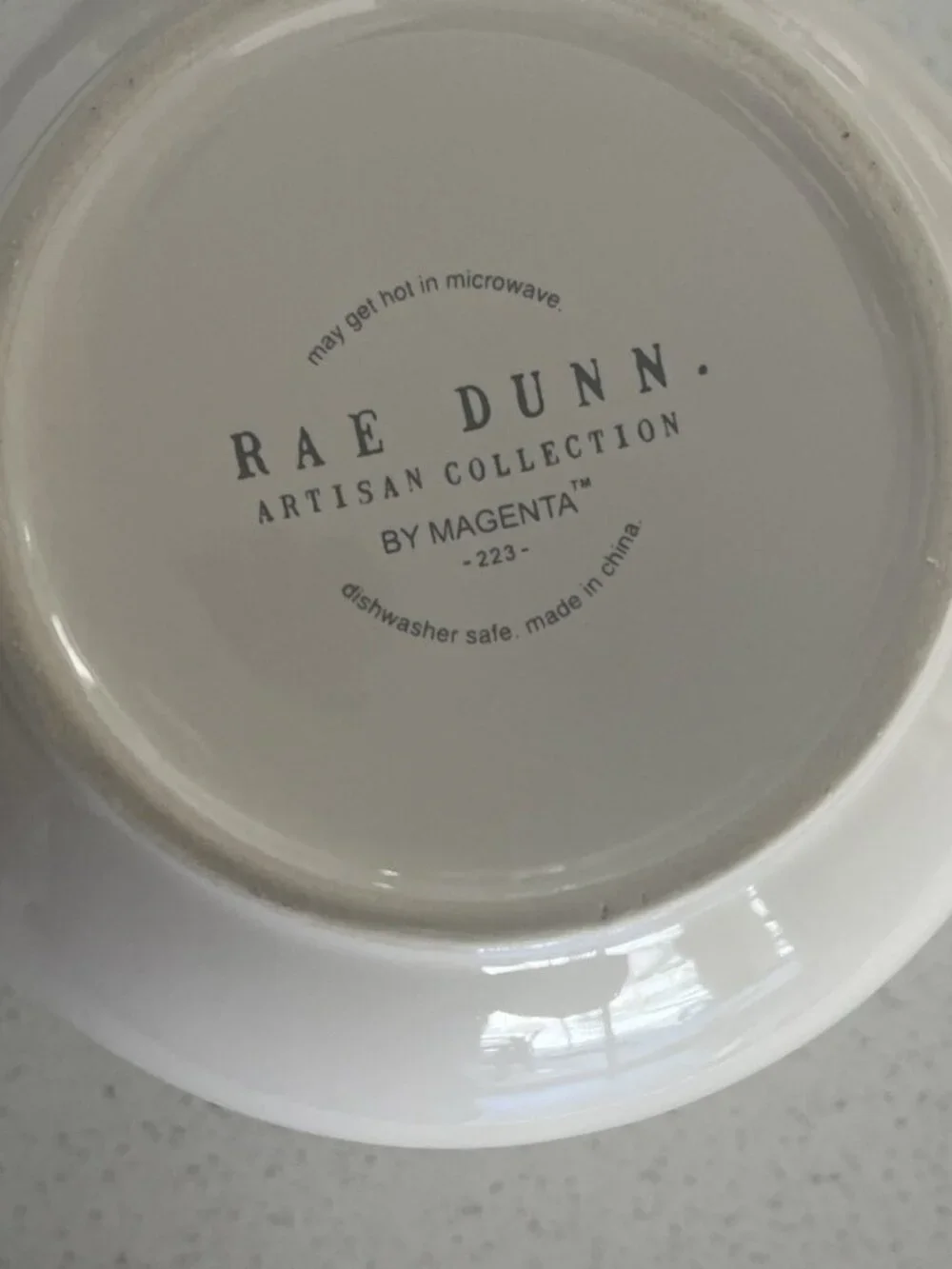 RAE DUNN Artisan Collection White HOT COCOA Pot Farmhouse Christmas By Magenta